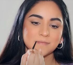 eyeliner hacks for hooded eyes, Lining lips