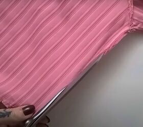 She made her tight dress bigger using one surprising part of the dress