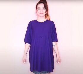 She shows you 20 (!?) easy no-sew ideas for big oversized t-shirts that are simply stunning