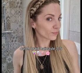 make a headband out of your own hair for this beautiful look, Braided headband hairstyle