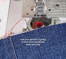 Make Your DIYs Cleaner With an Edge Stitch
