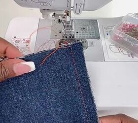 quick french seam tutorial, Sewing the inner seam