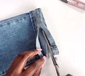 How to Shorten Your Jeans AND Keep the Original Hem | Upstyle