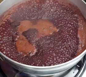a natural way for you to remove gray from your dark hair, Boiling mixture