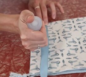 grab a target placemat to create magic, Attaching a ribbon strap