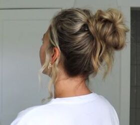 Quick and Easy Messy Bun Updo for Summer