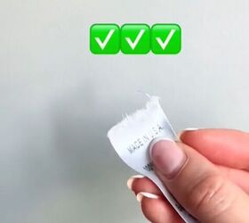 the way you should be removing your tags from clothing, How to remove clothing tags