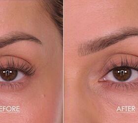 Sparse lashes hack: before vs after