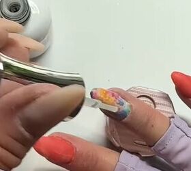 how to apply nail decals, Applying top coat