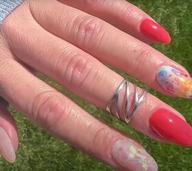 how to apply nail decals, Cute and colorful nail design