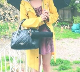 Cute and Easy Rainy Day Outfit Idea