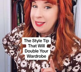 Watch how this styling tip will double your wardrobe