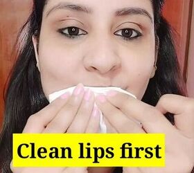 how to lighten your lips in 7 days, Cleaning lips