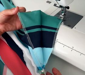 harem jumpsuit, Sewing the center seam