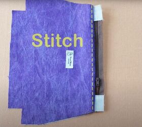 diy zipper pouch, Inserting the zipper