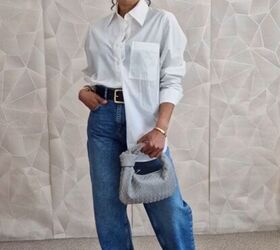 outfits with white shirt, Chic outfit with a white shirt