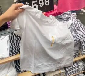 give a 5 98 walmart shirt a trendy makeover, White t shirt