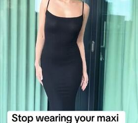 3 different ways to wear a maxi dress, Before