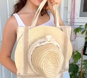 brilliant hack you will need this summer, DIY hat carrier