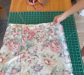 turn a thrifted tablecloth into your new favorite summer piece, Joining the panels
