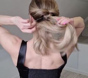 Tying the hair