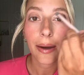 Trying out a viral makeup hack