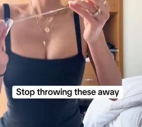 You'll never throw out those clear bra straps again after seeing this mindblowing hack