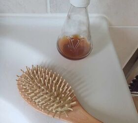 Hairbrush any brown vinegar