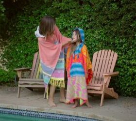 DIY beach ponchos