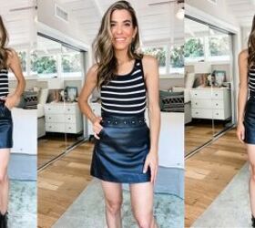 cute summer outfit ideas, Striped tank outfit