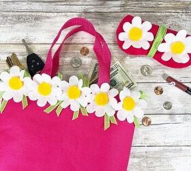 barbie inspired daisy tote bag