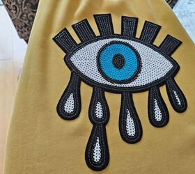 evil eye iron on