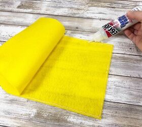 You won't believe what adorable idea you can make when you glue 2 pieces of yellow felt together