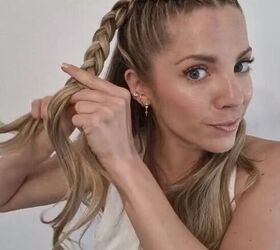 Making reverse French braids