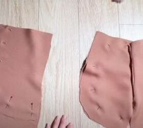 shorts sewing pattern, Inserting the pockets