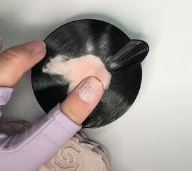 Applying dip powder on short natural nails