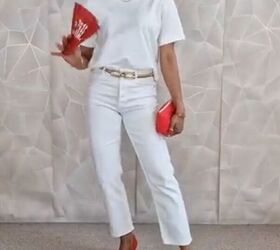 All-white outfit idea