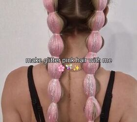 How to Make Pink Glitter Hair