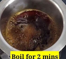 keep your face hair free with this, Boiling the mixture