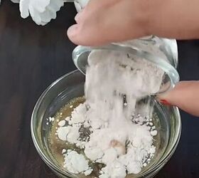 keep your face hair free with this, Adding flour