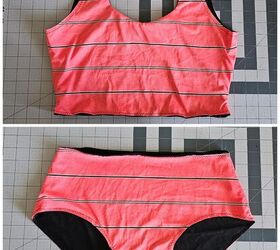 hubby s golf shirt refashioned into swimsuit