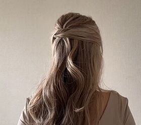 Simple yet elegant wedding guest hairstyle