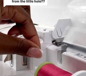 the easiest way to load your bobbin, Winding the thread