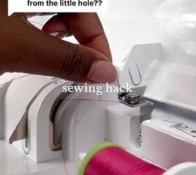 This easy trick to load your bobbin is going to save you SO much time