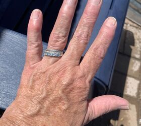 diy simple hack to stop spinning rings keep stones facing front