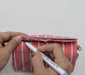 small bag pattern, Marking the fabric