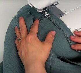 how to sew palazzo pants, Finishing the DIY palazzo pants