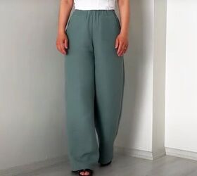 how to sew palazzo pants, DIY palazzo pants