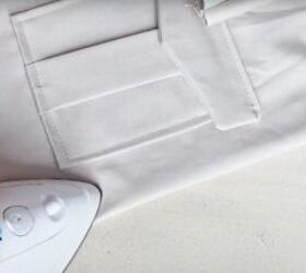 sewing tutorial, Ironing the front placket