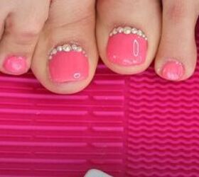 barbie pedicure, DIY Barbie pedicure